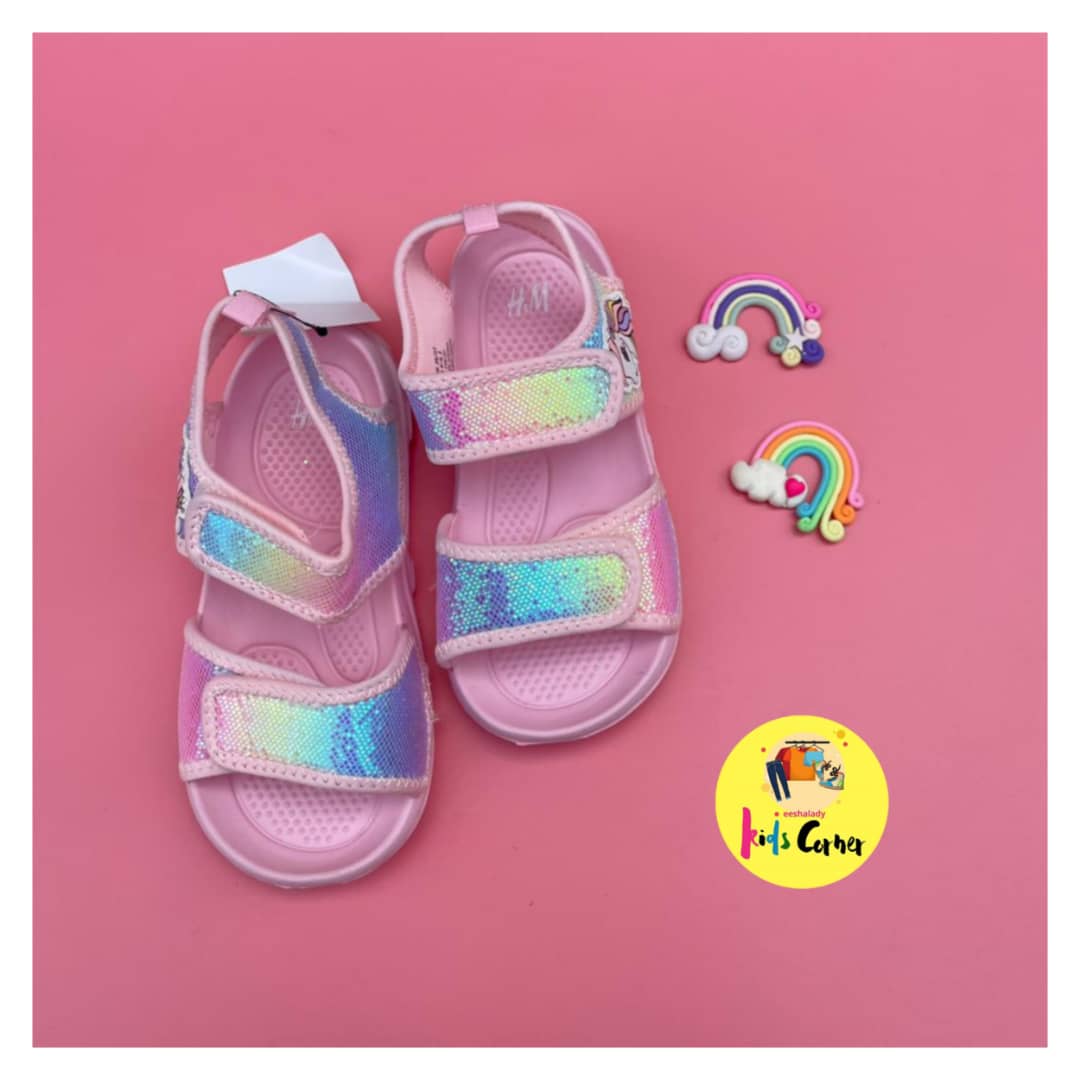 H&M Unicorn Glitter Sandals